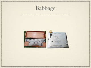 Babbage
 