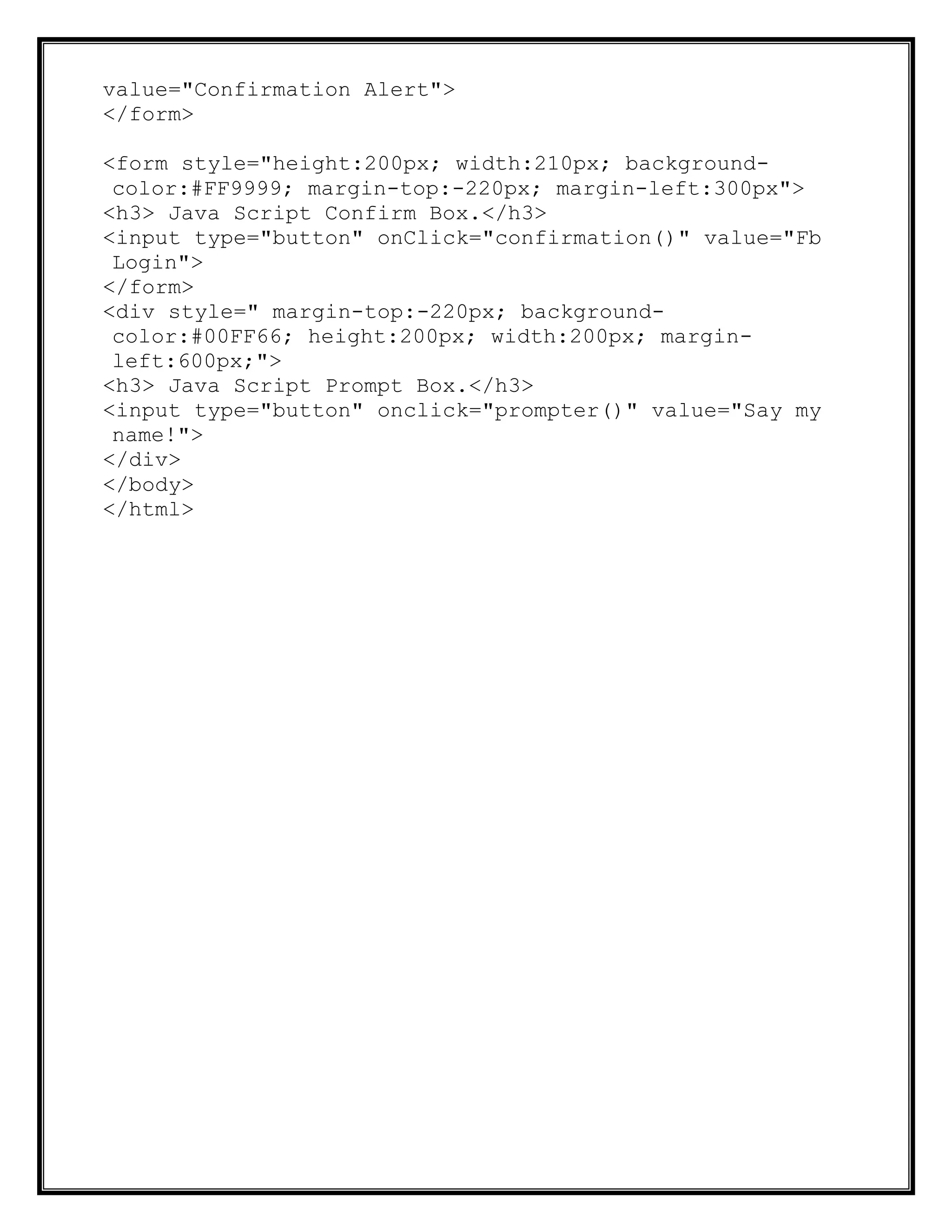 HTML practical file | PDF | Web Development | Internet