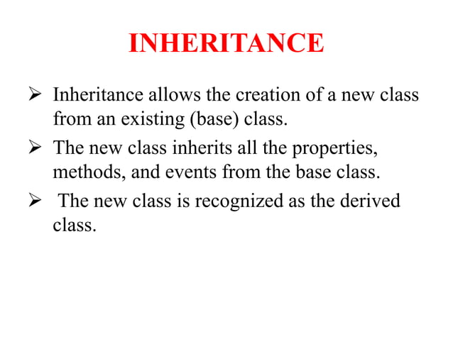 inheritance and polymorphism | PPTX