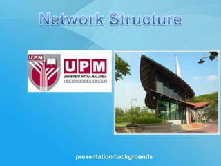 Network Structure presentation backgrounds 
