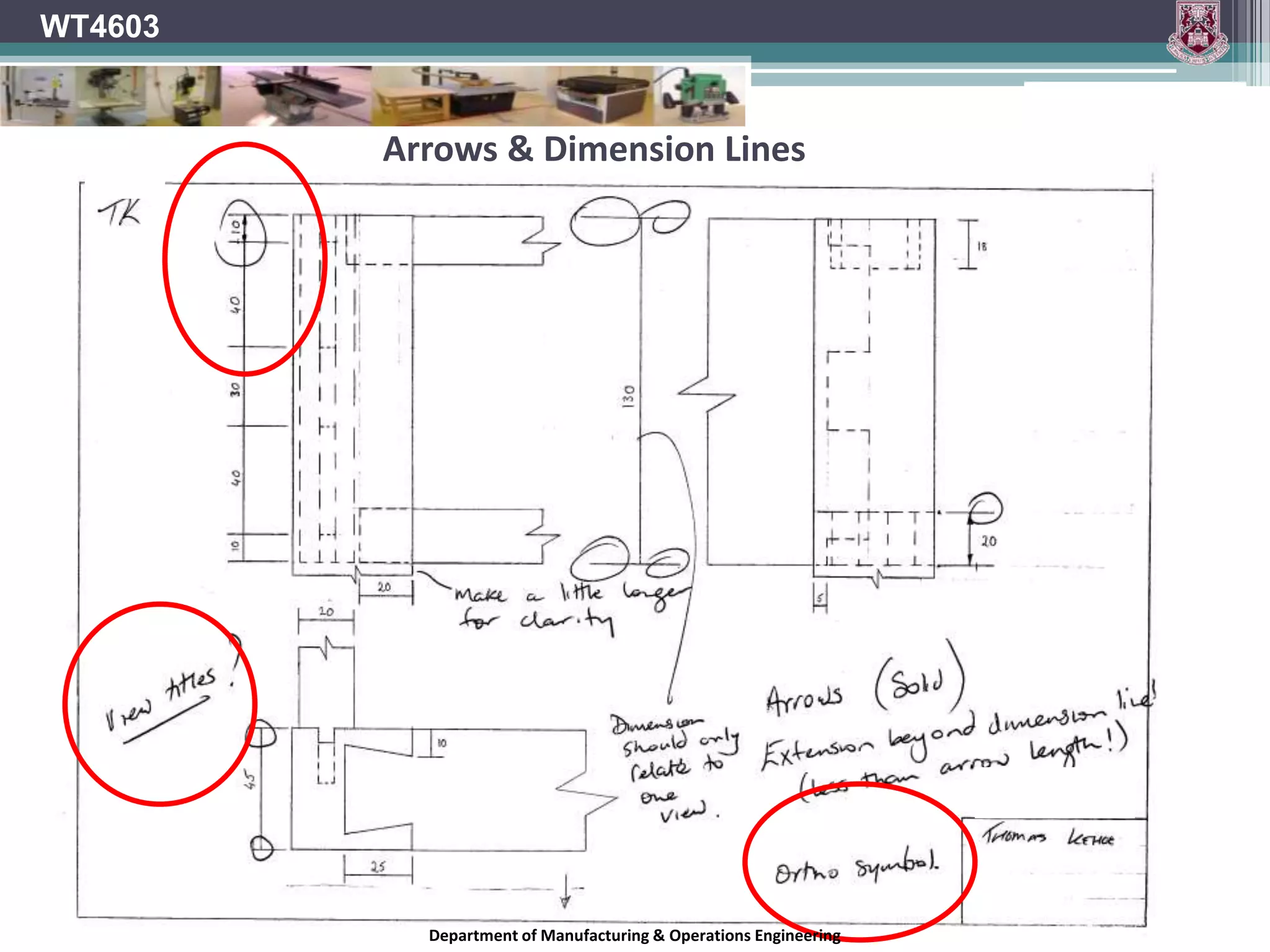 Unacceptable examplesWT4603Department of Manufacturing & Operations Engineering