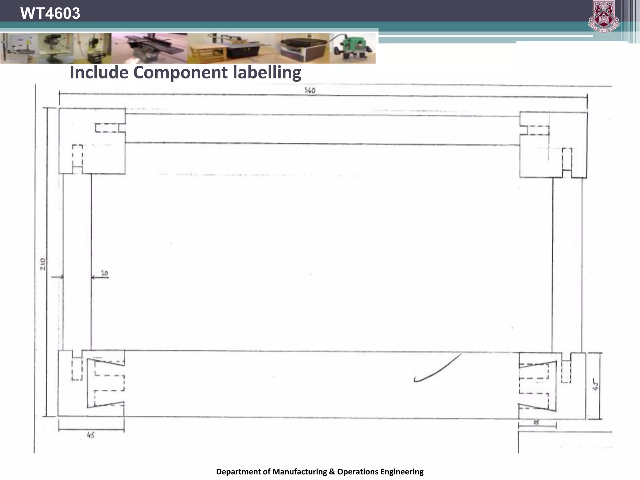 WT4603Arrows & Dimension LinesDepartment of Manufacturing & Operations Engineering