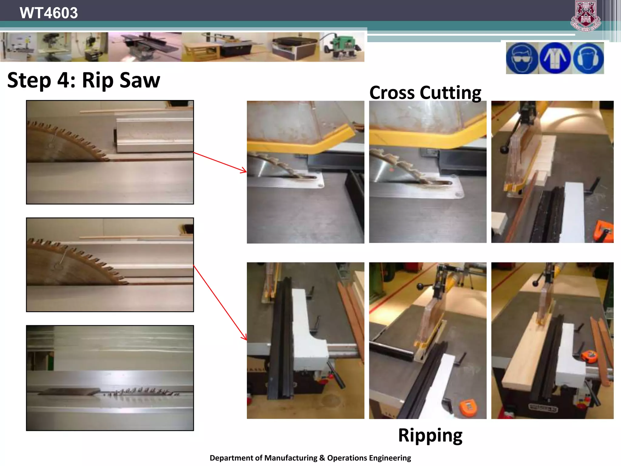 WT4603Step 3A. Plane Parallel Edge.Department of Manufacturing & Operations Engineering