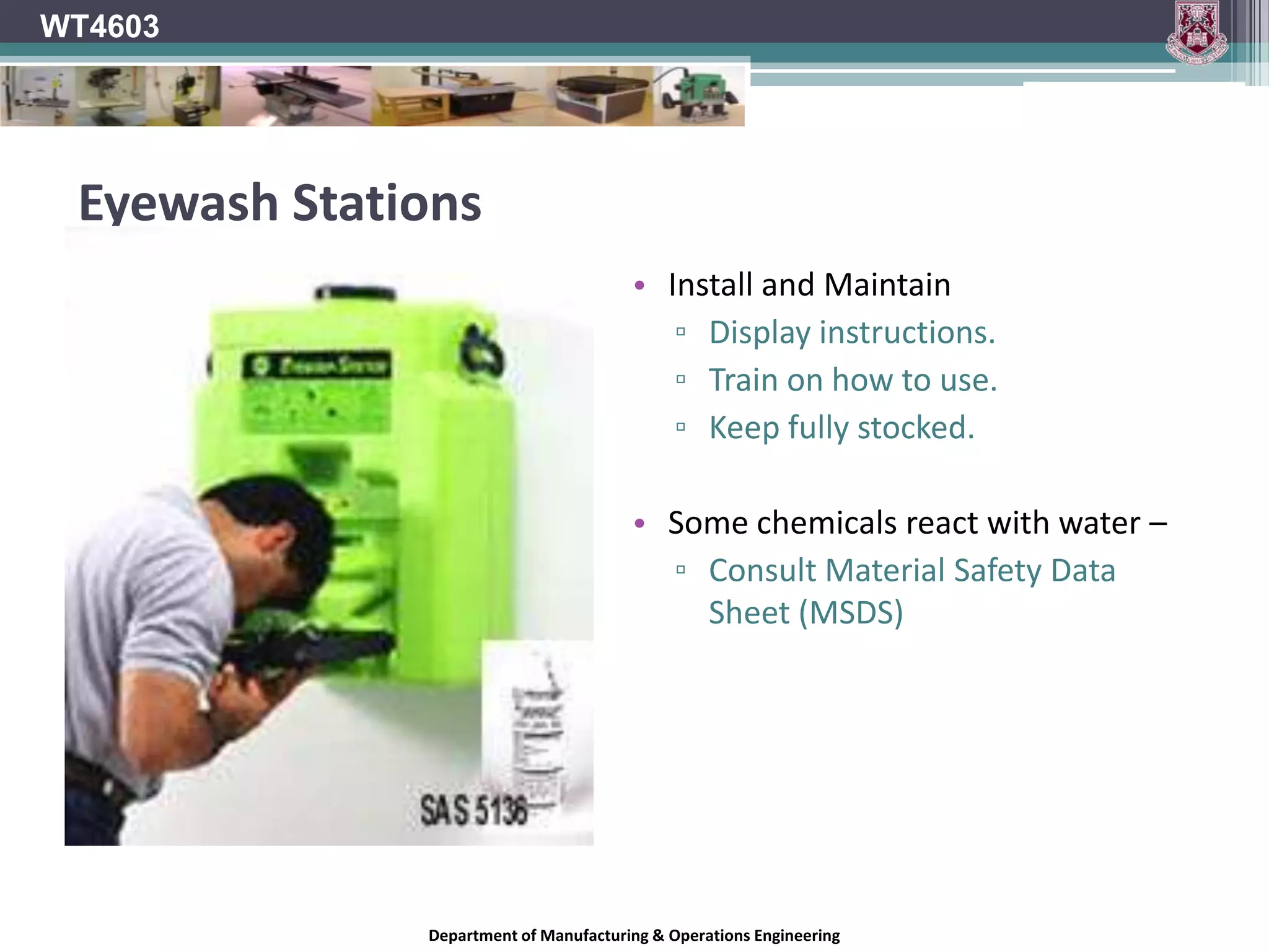 WT4603NOTE: “CE” MarkingDepartment of Manufacturing & Operations Engineering