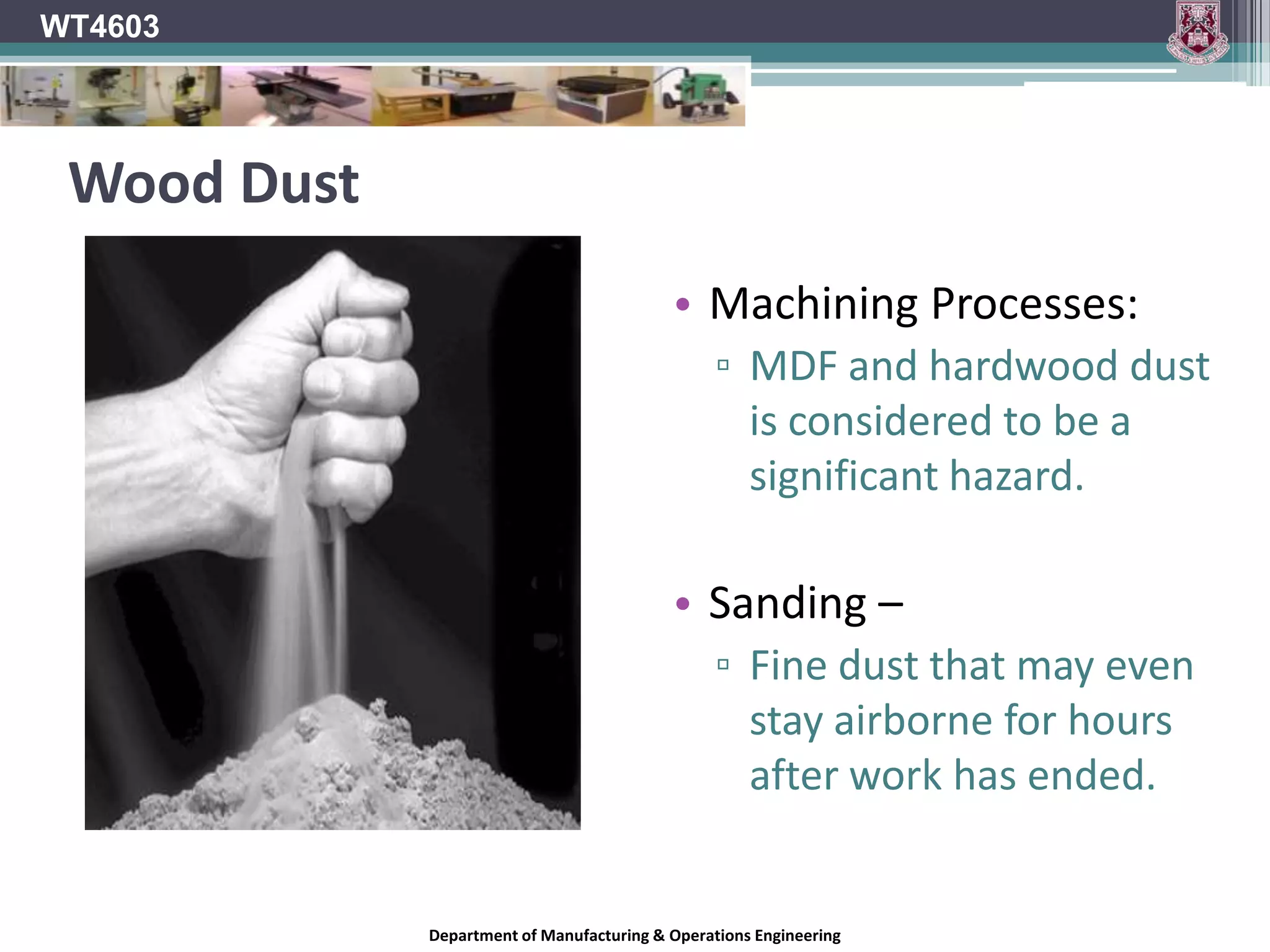 WT4603Respiratory ProtectionDepartment of Manufacturing & Operations Engineering