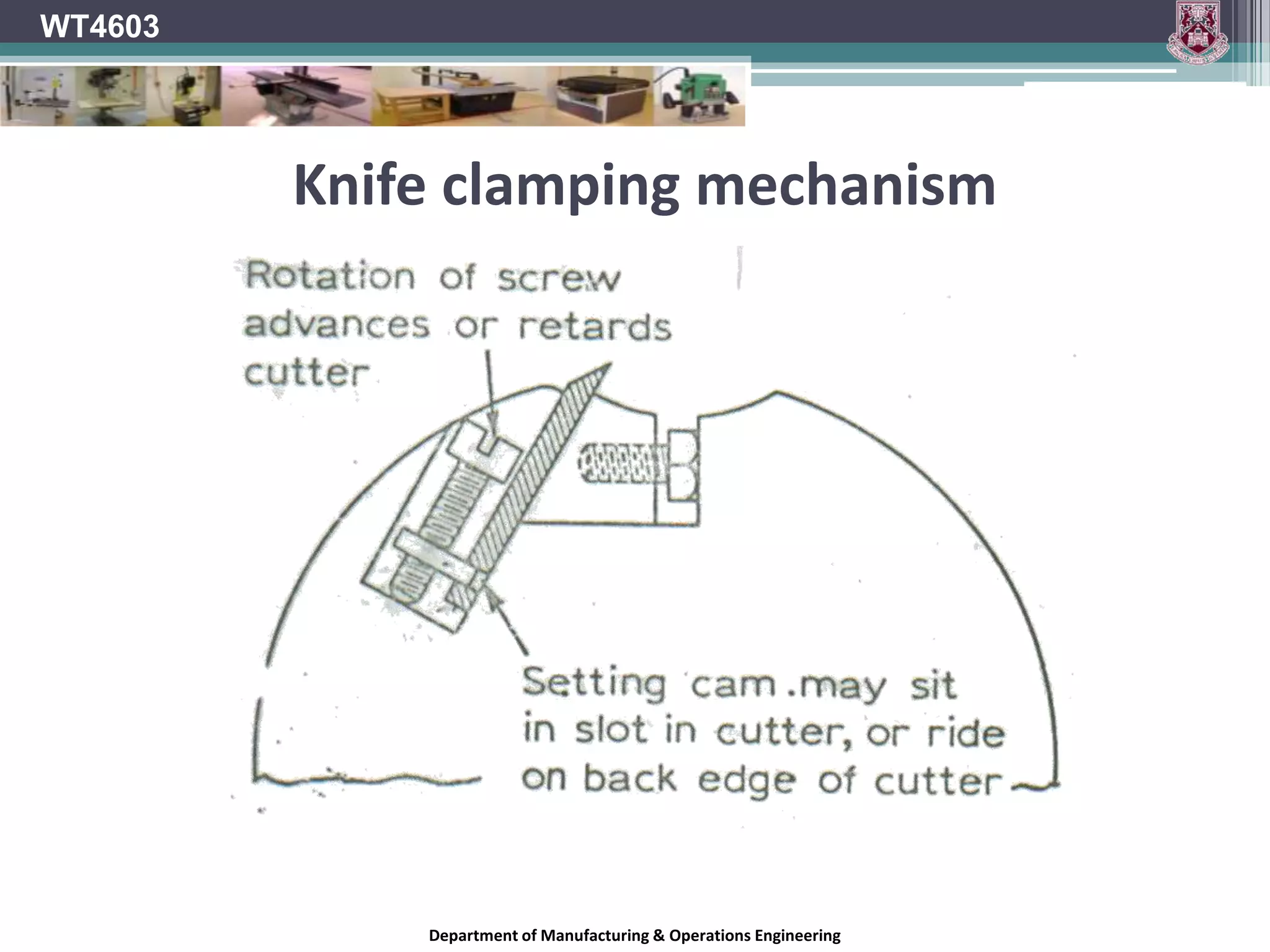 WT4603Circular cutter blockReduced noise levels