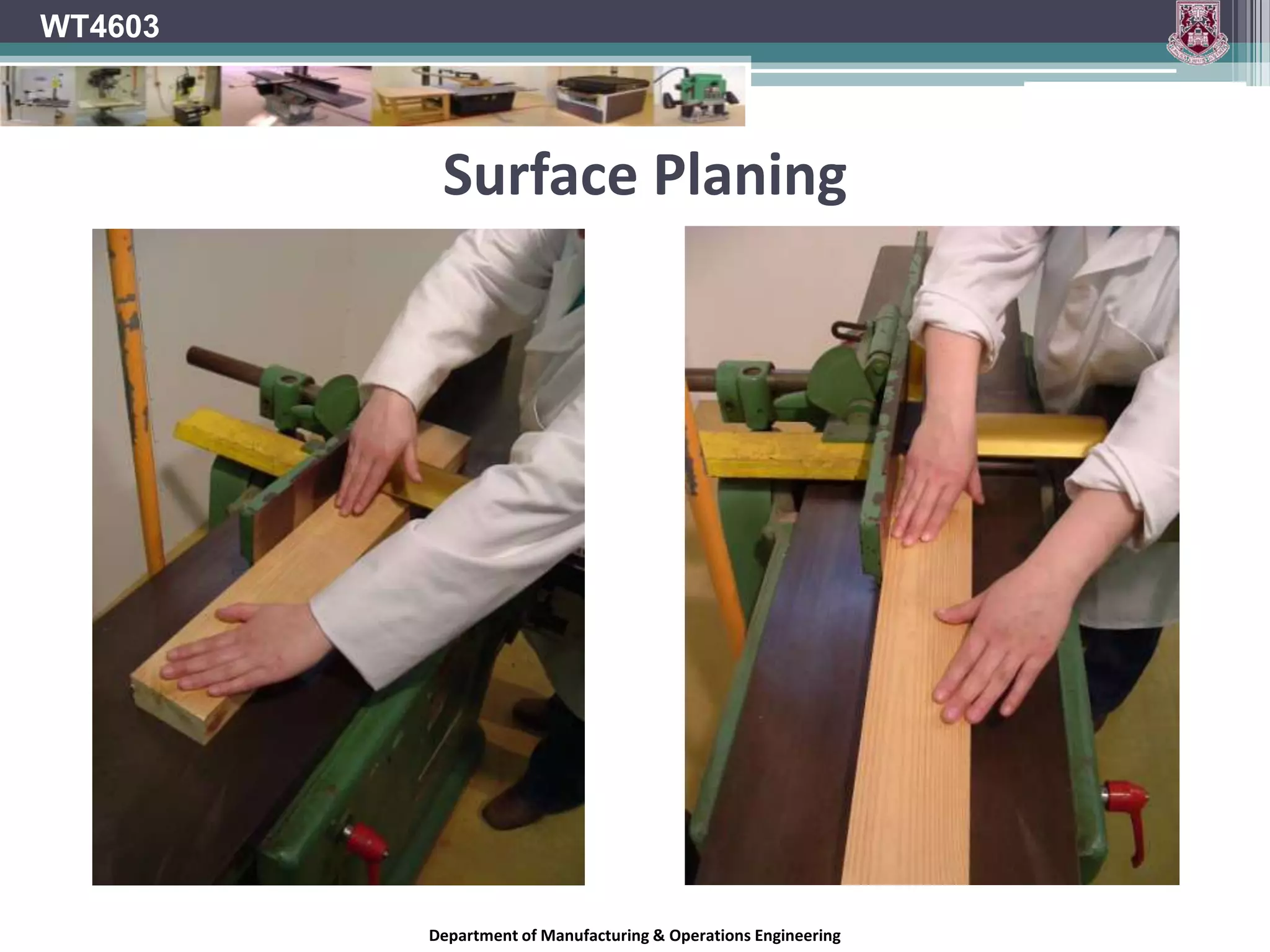WT4603Chip FormationBefore knife makes its cutDepartment of Manufacturing & Operations Engineering