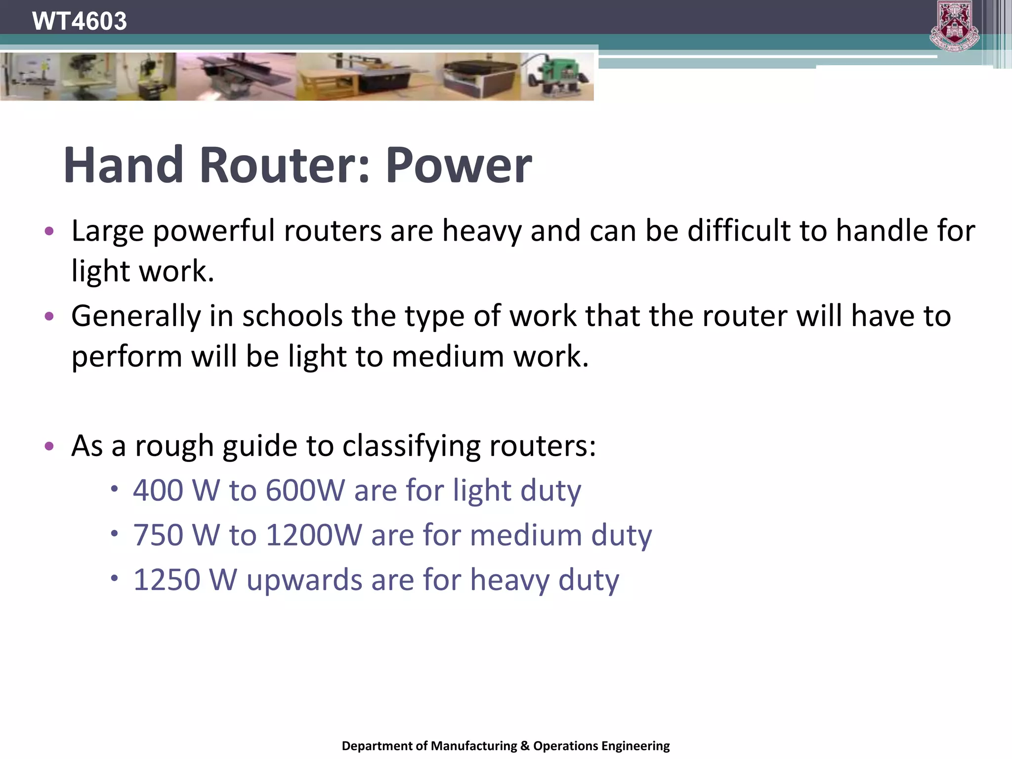 WT4603Department of Manufacturing & Operations Engineering