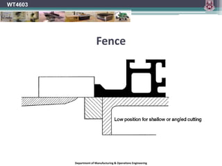 WT4603Blade GuardBlade guard that completely encloses the blade Department of Manufacturing & Operations Engineering