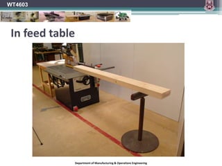 WT4603Incorrect settingDepartment of Manufacturing & Operations Engineering