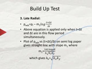 Well Test Analysis in Horizontal Wells | PPTX