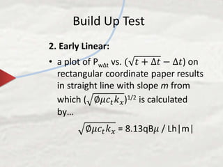 Well Test Analysis in Horizontal Wells | PPTX