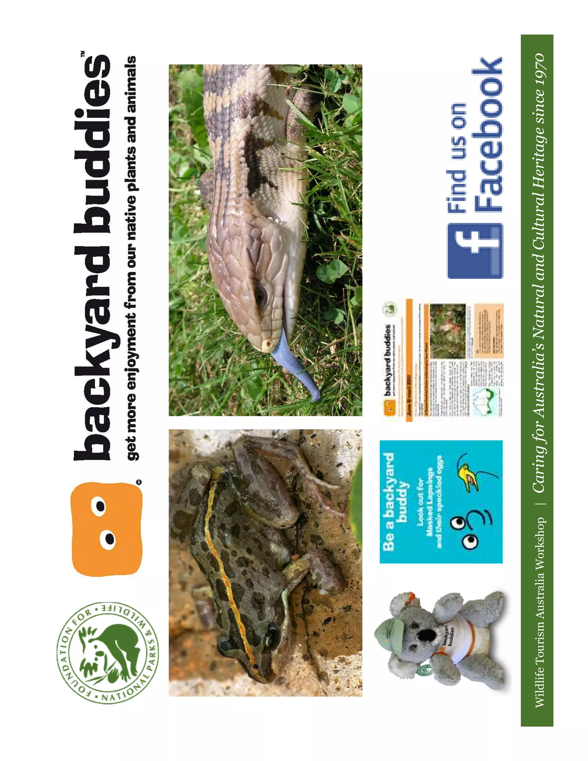 Wildlife Tourism Australia Workshop |   Caring for Australia’s Natural and Cultural Heritage since 1970
 