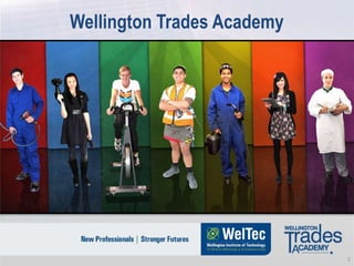 Wellington Trades Academy




                            1
 