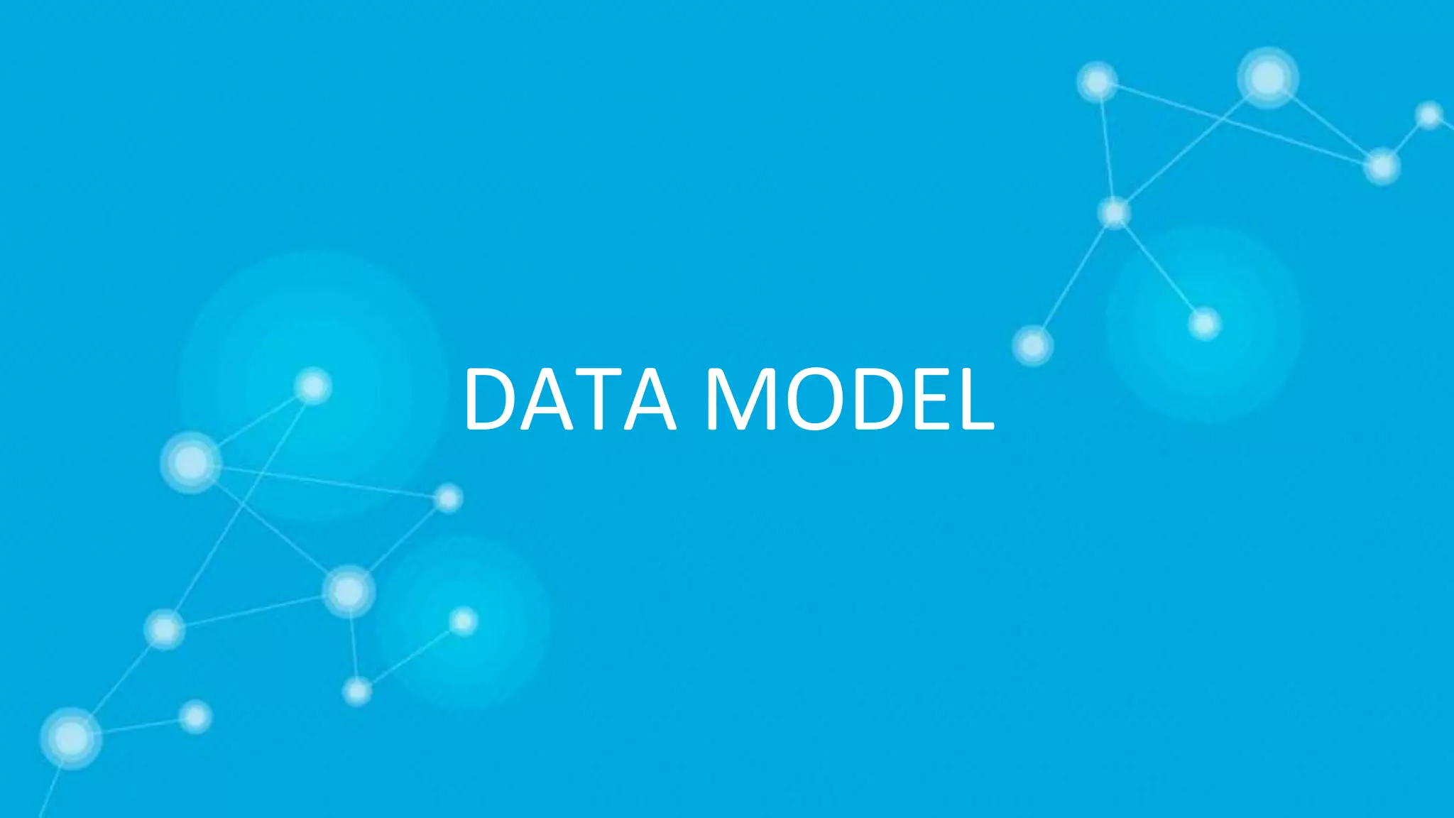 DATA MODEL
 