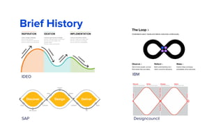 Brief History
IDEO
IBM
SAP Designcouncil
 