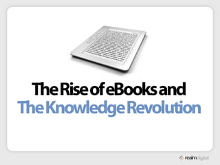 E-Books and the Knowledge Revolution
