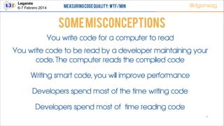 Wtf Code Language Measuring Code Quality in WTF/min. | PDF