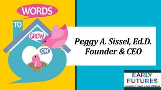 Peggy A. Sissel, Ed.D.
Founder & CEO
 