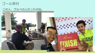 ゴール受付
この人、ブルベの人だったのね。
 