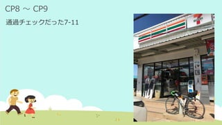 CP8 ～ CP9
通過チェックだった7-11
 