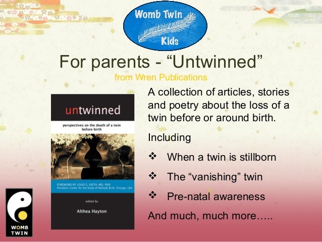 Womb Twin Kids The Project And Why We Need It
