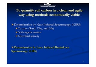 W T Lopes da Silva soil carbon analysis methods july 2010