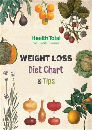 Tips
WEIGHT LOSS
Diet Chart
&
Real Simple Scientific
 