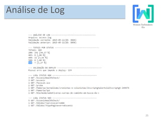 25
Análise de Log
 