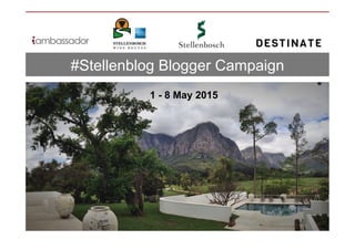 #Stellenblog Blogger Campaign
1 - 8 May 2015
 