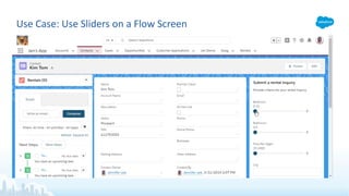 Use Case: Use Sliders on a Flow Screen
 