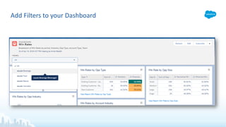 Add Filters to your Dashboard
 