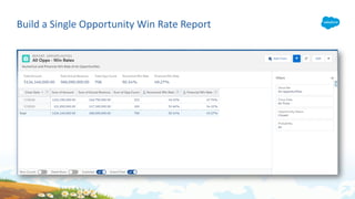 Build a Single Opportunity Win Rate Report
 