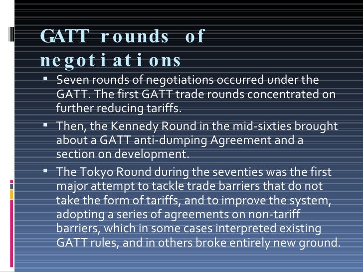 Rule based trading system wto