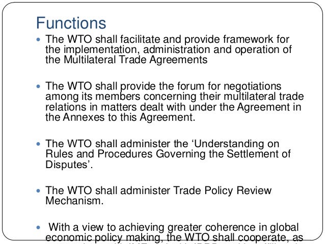 impact of wto on trading blocs impact of wto on trading blocs