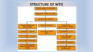 STRUCTURE OF WTO
15
 