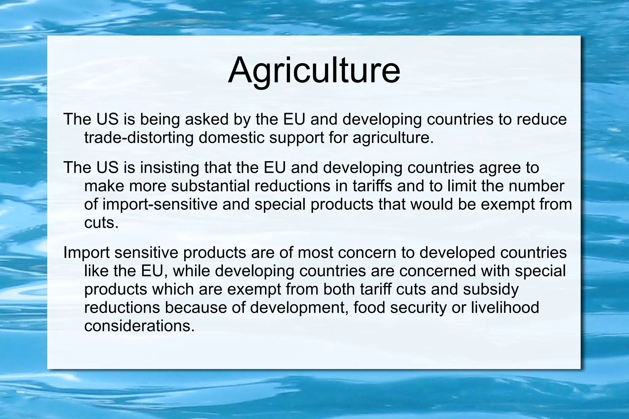 Origins of (GATT) In the mid-1940s, at Bretton Woods, New Hampshire, the IMF and World Bank were created. 