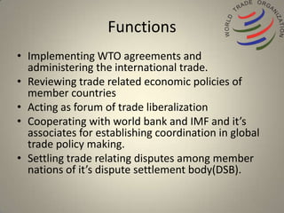 Wto and india | PPTX