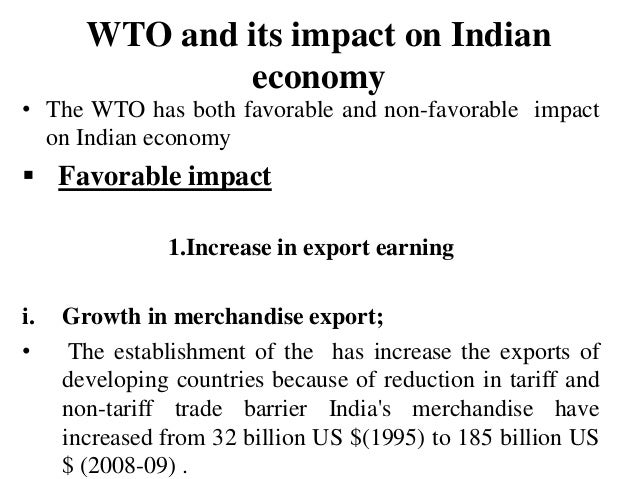 research paper on wto and india