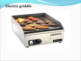 Electric griddle
 