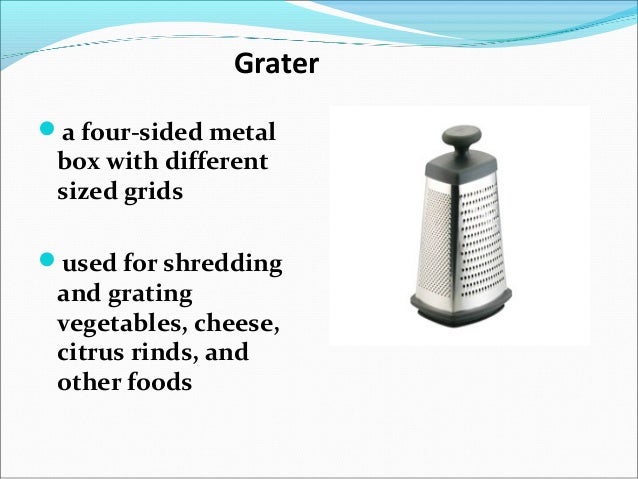 2 0 Kitchen Apparatus And Equipment Identification