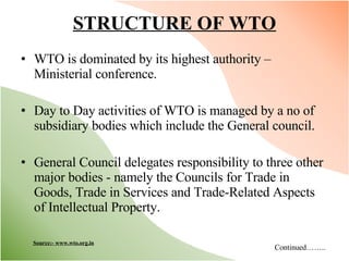 Wto Committees World Trade Organization | PPT