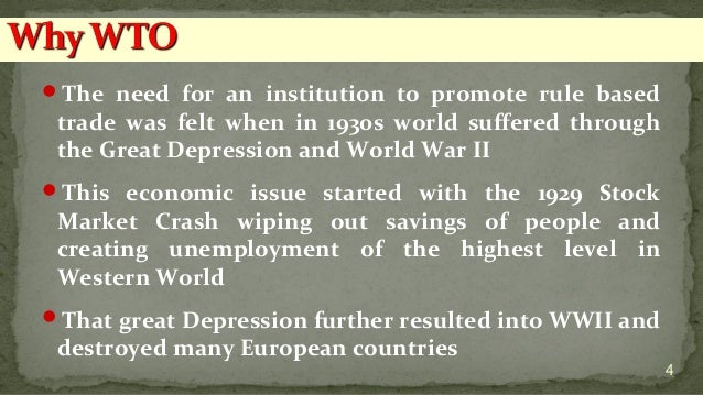 Rule based trading system wto