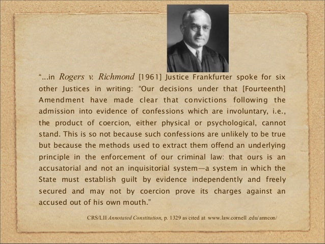 We The People, session vii, Rights of the Accused