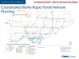 11
Coordinated Priority Rapid Transit Network Planning
 