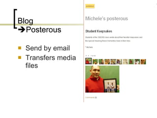 Blog   Posterous Send by email Transfers media files 
