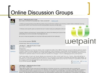 Online Discussion Groups 