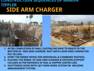 Pcc Raft Detailed Construction Sequences for Wagon Tippler Installation | PPTX