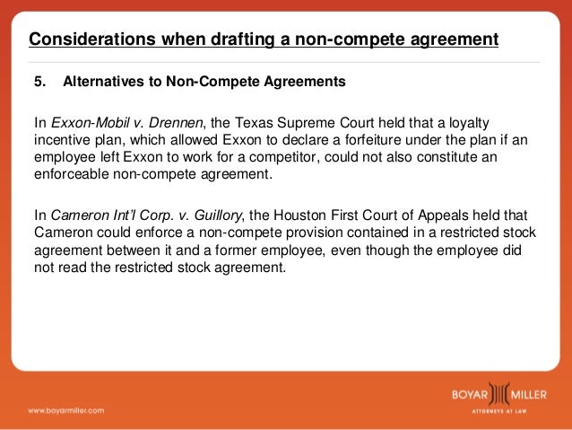 boyarmiller the before during and after of non compete agreements non compete agreements