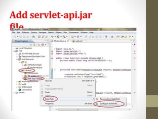Add servlet-api.jar
file
 